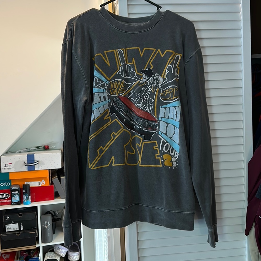 Logic Ratt Pack Vinyl Verse Tour Crewneck Sweater Vintage